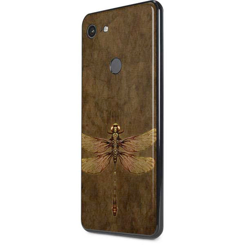 Brigid Ashwood Steampunk & Gear Dragonfly Google Pixel 3 XL Skin